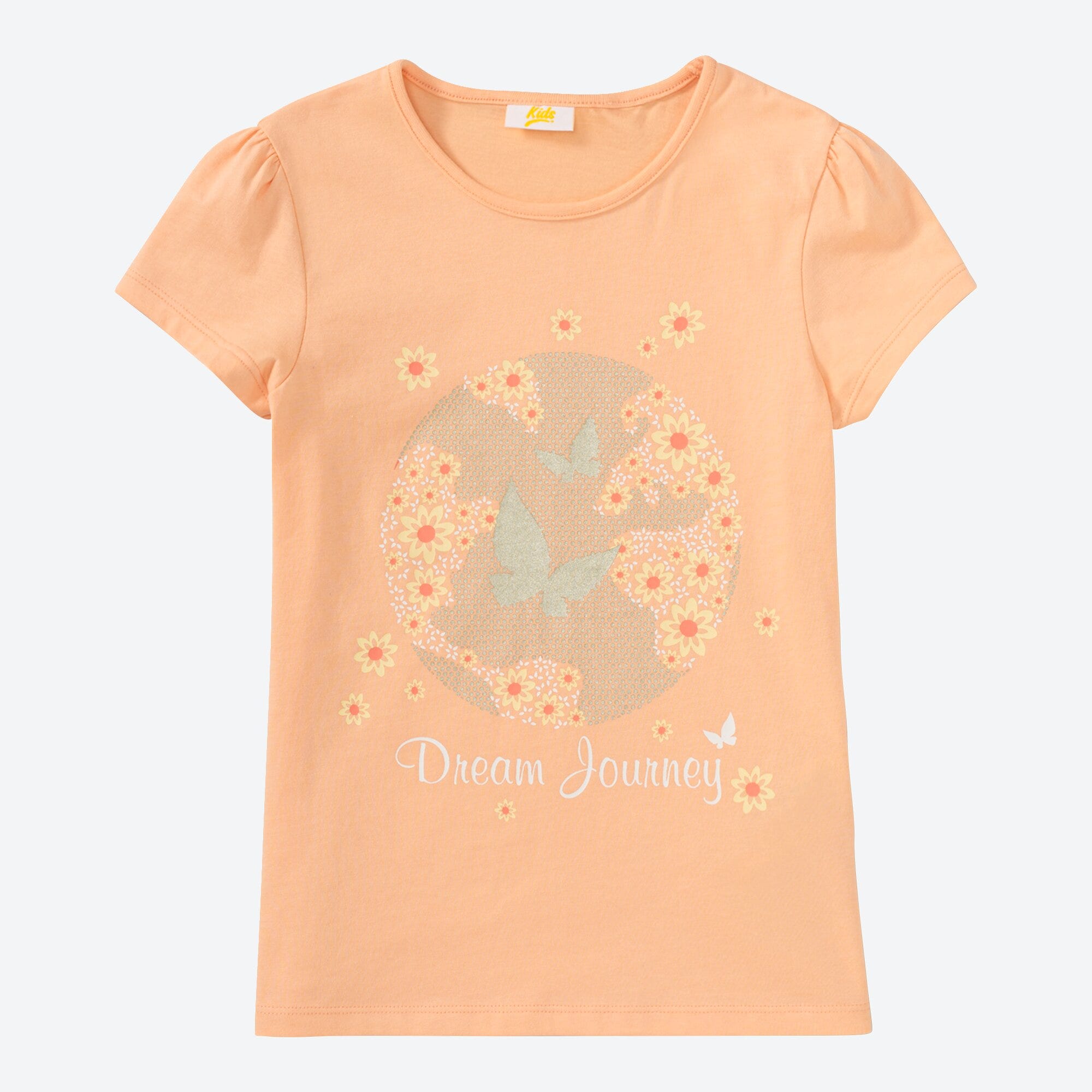 Kinder-Mädchen-T-Shirt mit Frontaufdruck