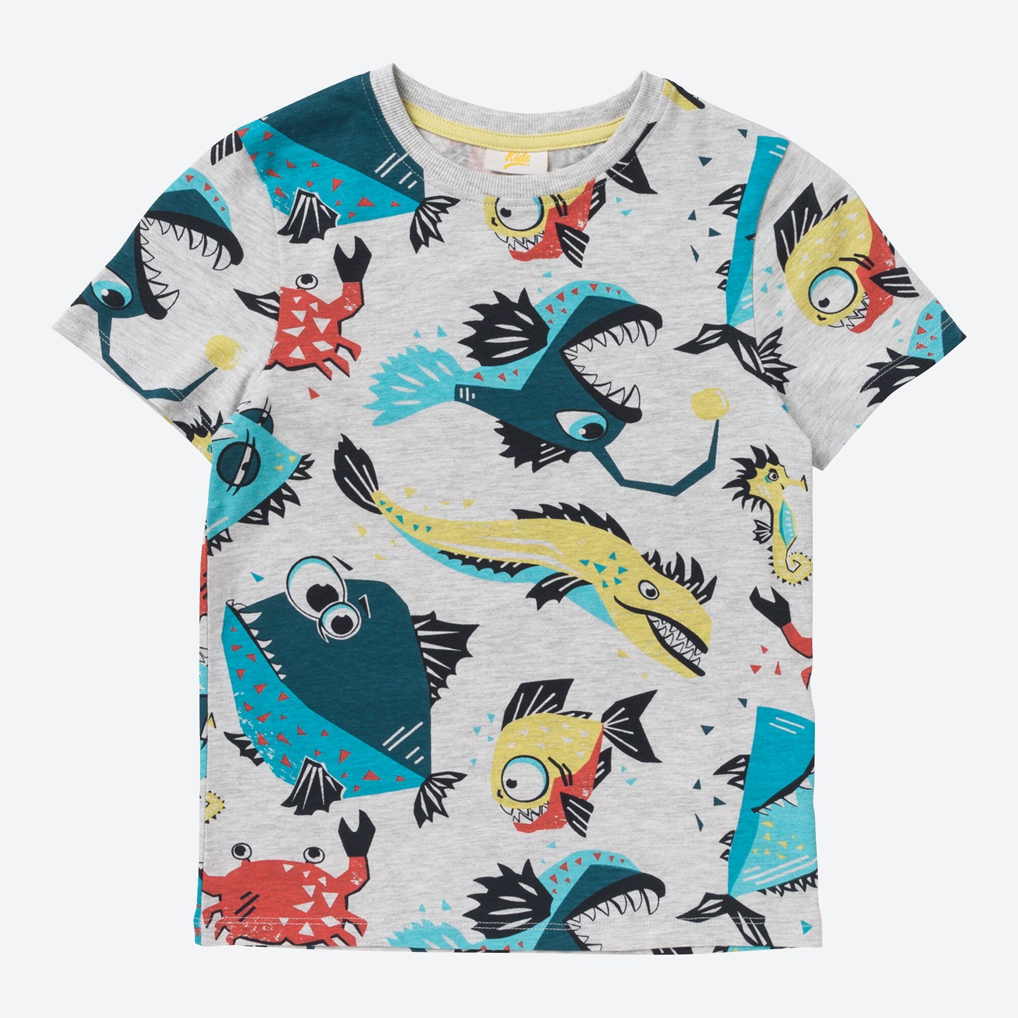 Kinder-Jungen-T-Shirt mit Meerestieren
