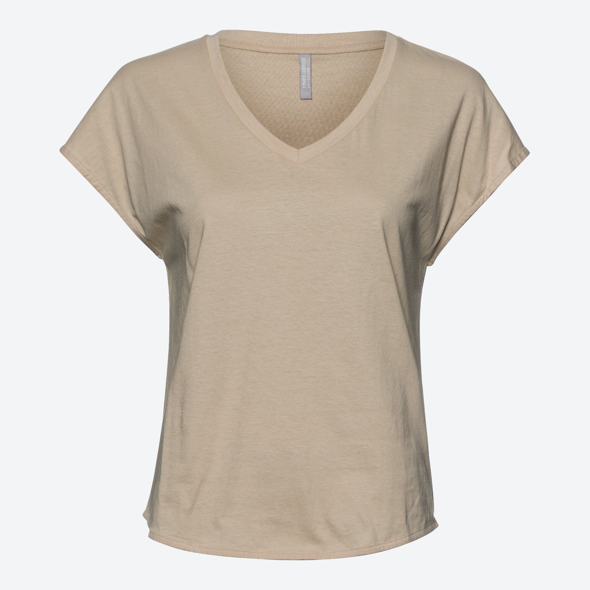 Damen-Kimono-T-Shirt mit V-Ausschnitt