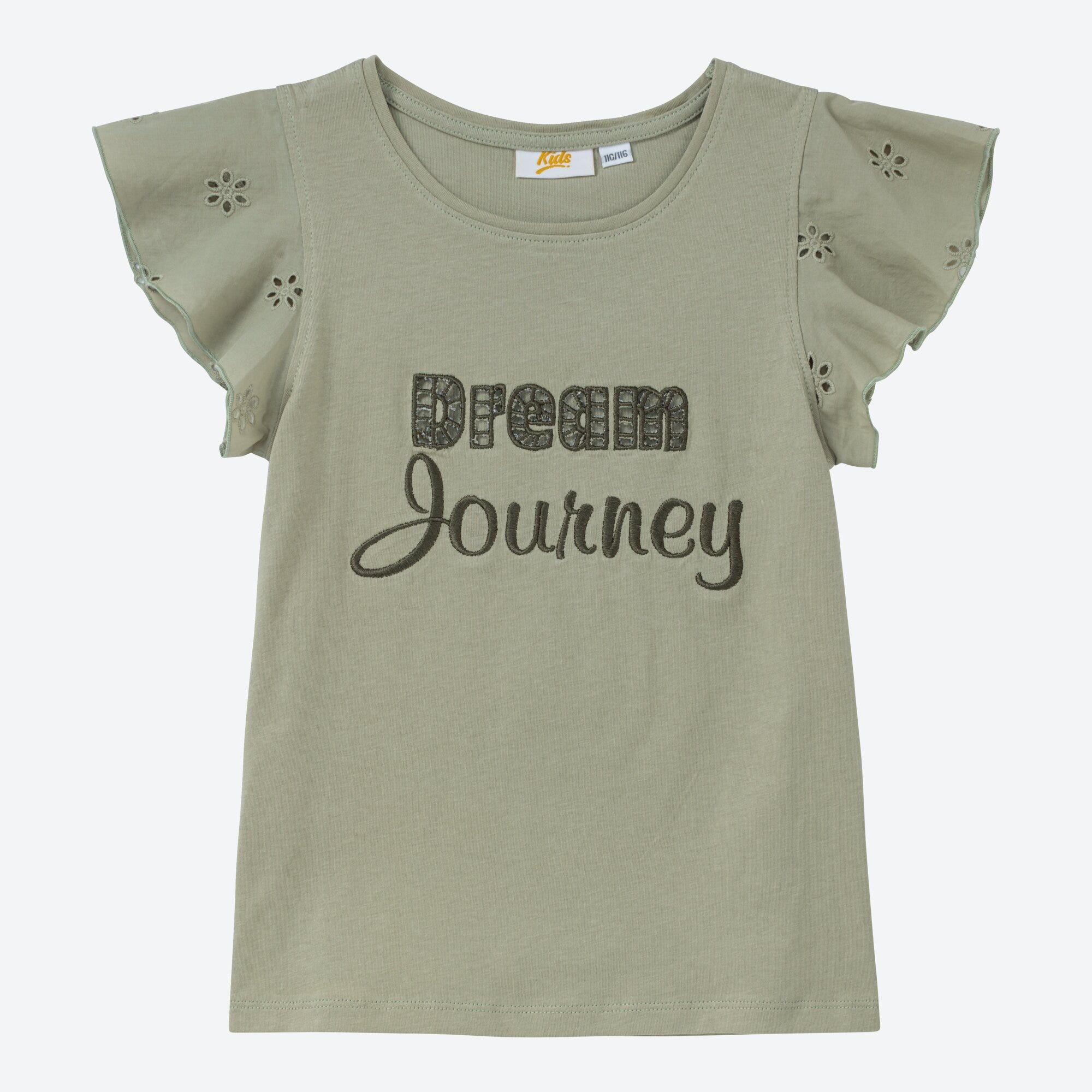 Kinder-Mädchen-T-Shirt mit Stickerei